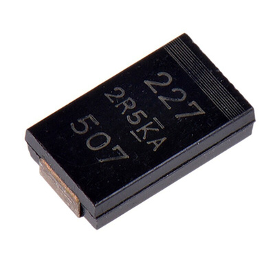 KEMET 220μF Surface Mount Polymer Capacitor, 2.5V dc