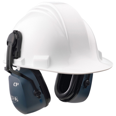 1011264 | Honeywell Safety Clarity C3H Ear Defender with Helmet Attachment, 30dB, Blue