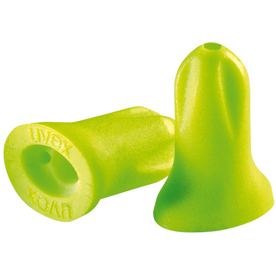 2112 100 | Uvex Hi-com Uncorded Disposable Ear Plugs, 24dB, Green, 200 Pairs per Package