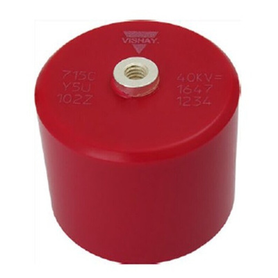 Vishay Single Layer Ceramic Capacitor (SLCC) 10nF 15kV dc -20 → +80% Y5U Dielectric, 715C, Screw Terminal +85°C