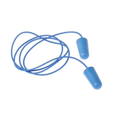 2112 011 | Uvex Corded Disposable Ear Plugs, 37dB, Blue, 100 Pairs per Package