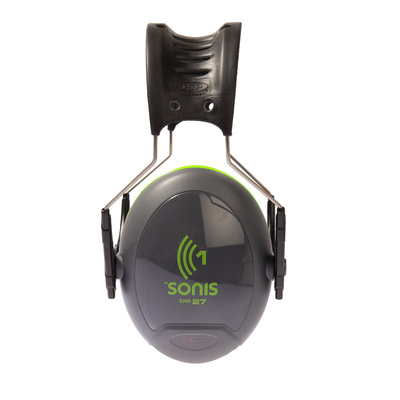 AEB010-0AY-851 | JSP Sonis Ear Defender with Headband, 27dB, Grey