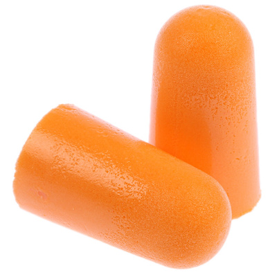 3M 1100 Uncorded Disposable Ear Plugs, 37dB, Orange, 200 Pairs per Package