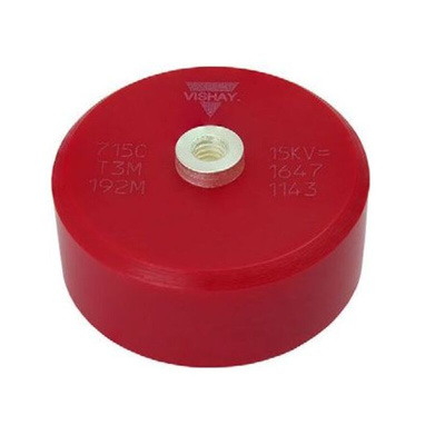 Vishay Single Layer Ceramic Capacitor (SLCC) 1nF 20kV dc ±20% N4700 Dielectric, 715C, Screw Terminal +85°C Max Op. Temp.