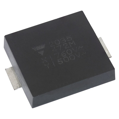 Vishay Single Layer Ceramic Capacitor (SLCC) 1.5nF 760V ac ±20% Y5U Dielectric, SMD Y1, Surface Mount +125°C Max Op.