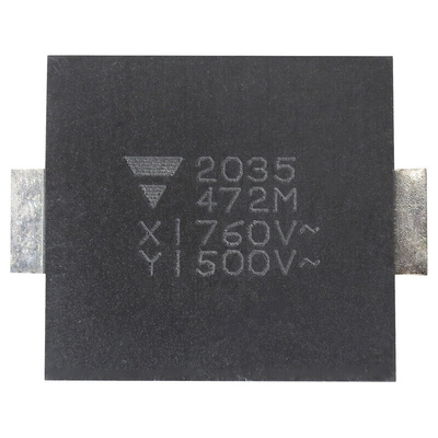 Vishay Single Layer Ceramic Capacitor (SLCC) 1.5nF 760V ac ±20% Y5U Dielectric, SMD Y1, Surface Mount +125°C Max Op.