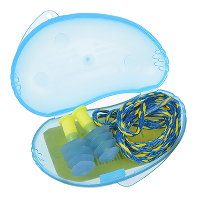 1011282 | Honeywell Safety Corded Reusable Ear Plugs, 28dB, Blue, Yellow, 1 Pairs per Package