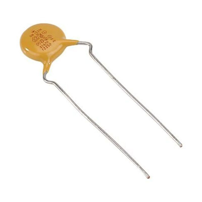 Vishay Single Layer Ceramic Capacitor (SLCC) 1nF 2kV dc ±10% Y5R Dielectric, F, Through Hole +125°C Max Op. Temp.