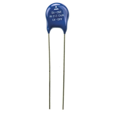 Vishay Single Layer Ceramic Capacitor (SLCC) 2.2nF 400V ac ±20% Y5U Dielectric, WYO, Through Hole +125°C Max Op. Temp.