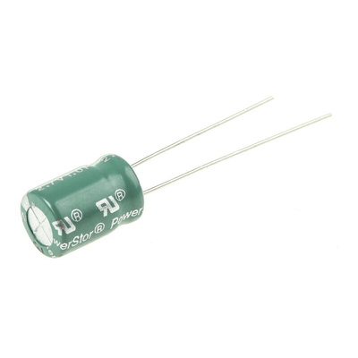 Eaton 1F Supercapacitor -10 → +30% Tolerance, 2.7V dc, Through Hole