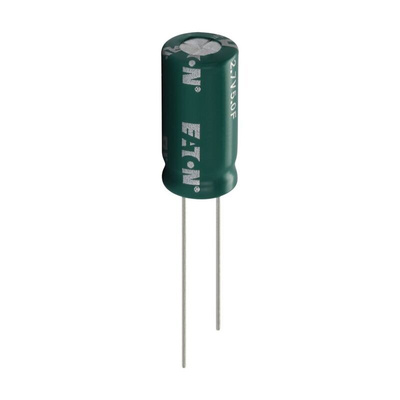 Eaton 5F Supercapacitor -10 → +30% Tolerance, 2.7V dc, Through Hole