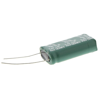 Eaton 3F Supercapacitor -10 → +30% Tolerance, 5.4V dc, Through Hole