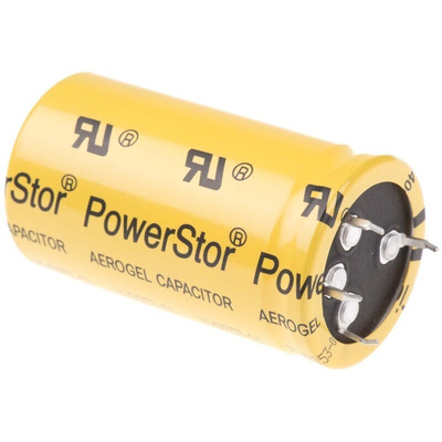 Eaton 400F Supercapacitor -5 → +10% Tolerance, 2.7V dc, Through Hole