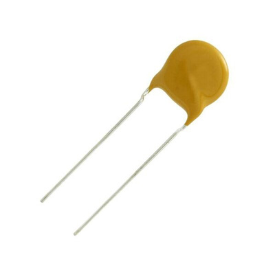 Vishay Single Layer Ceramic Capacitor (SLCC) 6.8pF 1kV dc ±5% C0G, NP0 Dielectric, 561R, Through Hole +105°C Max Op.
