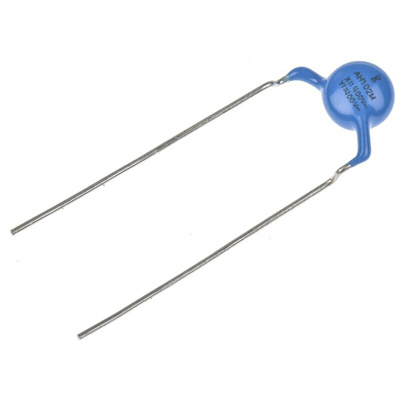 KEMET Single Layer Ceramic Capacitor (SLCC) 1nF 400V ac ±20% Y5V Dielectric, C900, Through Hole +125°C Max Op. Temp.