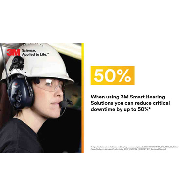 MT53H7B4400 | 3M PELTOR LiteCom Electronic Ear Defenders with Headband, 32dB, Noise Cancelling Microphone