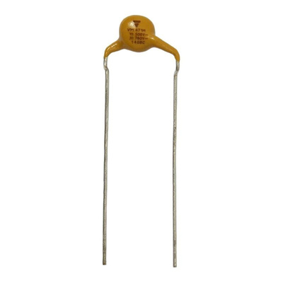 Vishay Single Layer Ceramic Capacitor (SLCC) 3.3nF 500 (Y1) V ac, 760 (X1) V ac ±20% Y5U Dielectric, VY1 Compact,