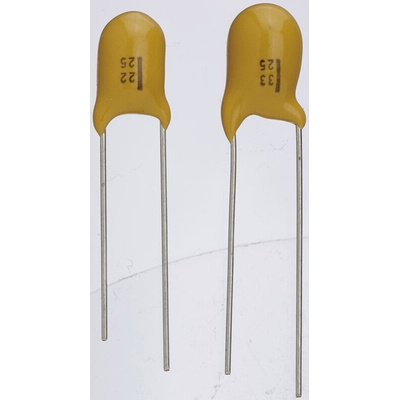 TANCAP TECHNOLOGY 100nF MnO2 Tantalum Capacitor 35V dc, TBM Series