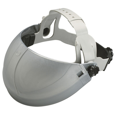 82501-00000CP | 3M Clear ABS, Polyester Face Shield with Head Guard , Resistant To Impact