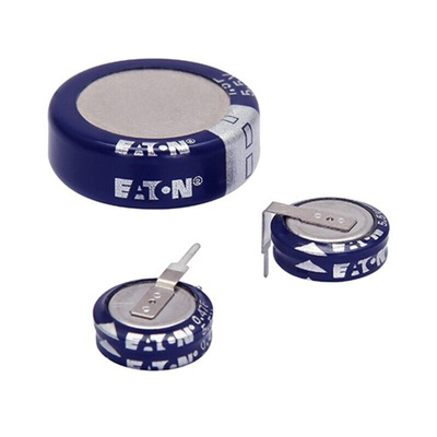 Eaton 1F Supercapacitor -20 → +80% Tolerance, 5.5V dc, Through Hole
