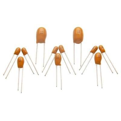 RS PRO 6.8μF Electrolytic Tantalum Electrolytic Capacitor 35V dc