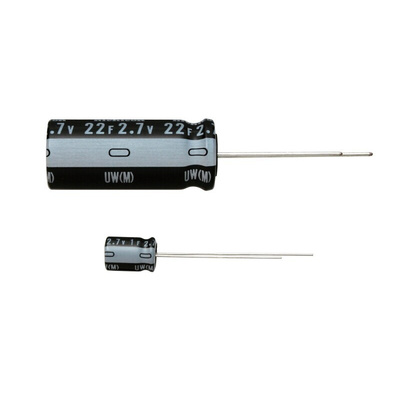 Nichicon 1F Supercapacitor ± 20% Tolerance, JUW 2.7V dc, Through Hole