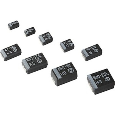 Vishay 68μF Tantalum Capacitor 6.3V dc