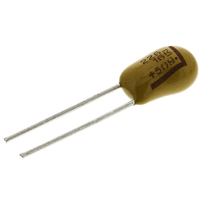 KEMET 22μF MnO2 Tantalum Capacitor 16V dc, T350 Series