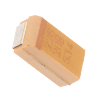 KEMET 22μF MnO2 Tantalum Capacitor 20V dc, T491 Series