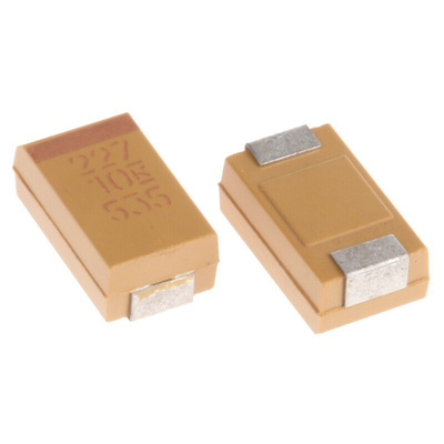 KEMET 220μF MnO2 Tantalum Capacitor 10V dc, T491 Series
