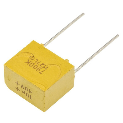 Vishay 10μF MnO2 Tantalum Capacitor 40V dc, 790D Series