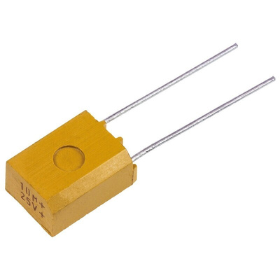 Vishay 10μF MnO2 Tantalum Capacitor 25V dc, 790D Series