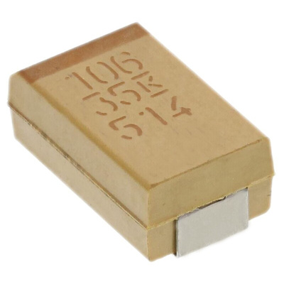 KEMET 10μF MnO2 Tantalum Capacitor 35V dc, T491 Series