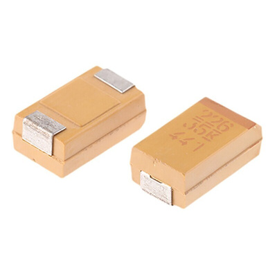 KEMET 22μF MnO2 Tantalum Capacitor 35V dc, T491 Series