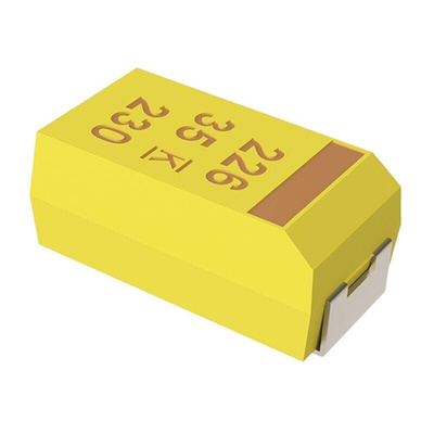 KEMET 10μF MnO2 Tantalum Capacitor 50V dc, T491 Series