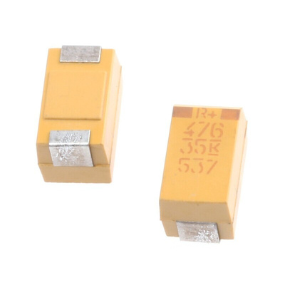 KEMET 47μF MnO2 Tantalum Capacitor 35V dc, T495 Series