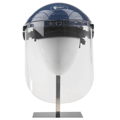 E24 | Sibille Clear Flip Up PC Face Shield with Brow Guard , Resistant To Molten Metal