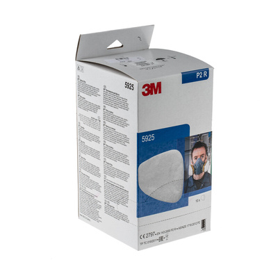 3M Particulates Filter for use with 3M 6000 Series Respirator, 3M 7000 Series Respirator 5925 P2