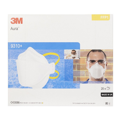 3M Aura+ 9310+ Disposable Face Mask, FFP1