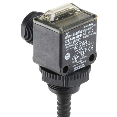 Allen Bradley Retroreflective Photoelectric Sensor, Block Sensor, 3 m Detection Range IO-LINK