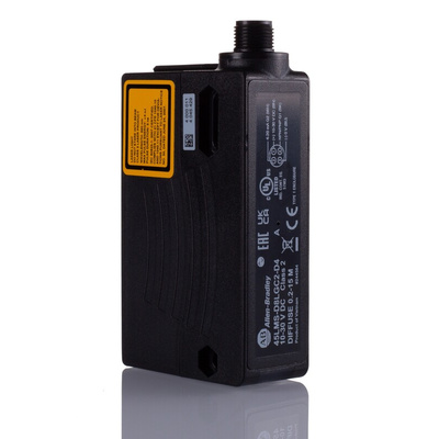 Allen Bradley Diffuse Photoelectric Sensor, Block Sensor, 200 mm → 15 m Detection Range IO-LINK