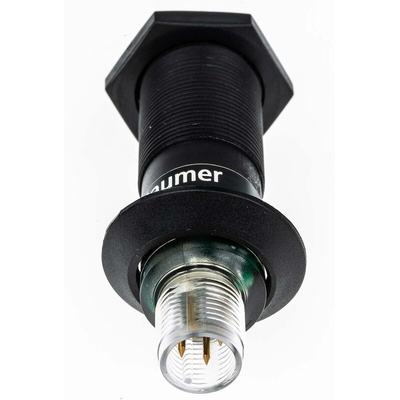 Baumer Diffuse Photoelectric Sensor, Barrel Sensor, 0 → 300 mm Detection Range