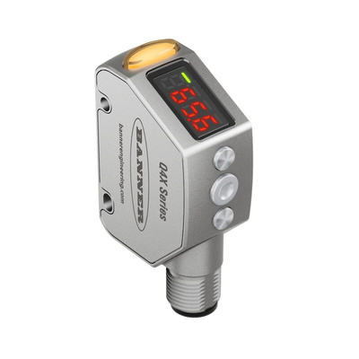 Banner Distance Photoelectric Sensor, Block Sensor, 35 → 310 mm Detection Range