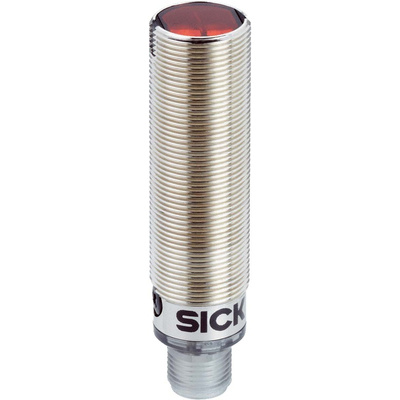 Sick Retroreflective Photoelectric Sensor, Barrel Sensor, 7.2 m Detection Range