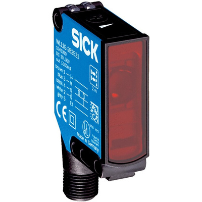 Sick Retroreflective Photoelectric Sensor, Block Sensor, 4 m Detection Range