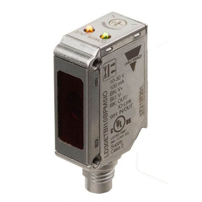 Carlo Gavazzi Diffuse Photoelectric Sensor, Block Sensor, 1 m Detection Range IO-LINK