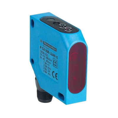 Telemecanique Sensors Diffuse Photoelectric Sensor, Compact Sensor, 85 mm Detection Range