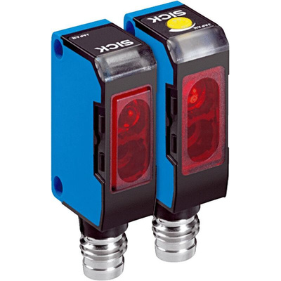 Sick Through Beam Photoelectric Sensor, Block Sensor, 0 → 4.4 m Detection Range