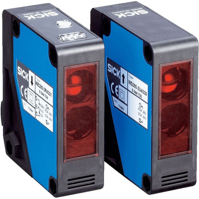 Sick Through Beam Photoelectric Sensor, Block Sensor, 0 → 60 m Detection Range