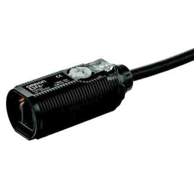 Omron Diffuse Photoelectric Sensor, Barrel Sensor, 1 m Detection Range